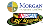 NASCAR RV Resorts logo