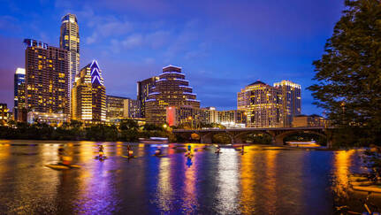 Landscape of Austin, Texas