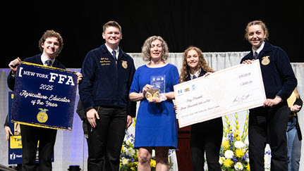 Salem educator, FFA leader named 2025 New York Agricultural Educator of the Year