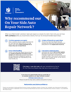 Why customers should use our On Your Side Repair Network