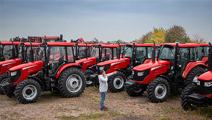 Red tractors