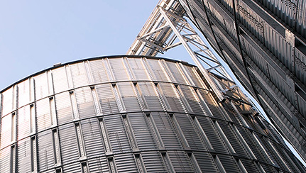 Mitigating storm damage with stronger grain bins