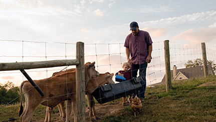 The business of starting a family farm