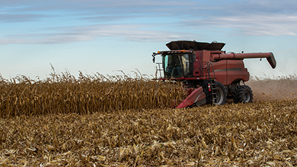 A combine harvester