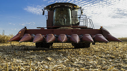 A combine harvester