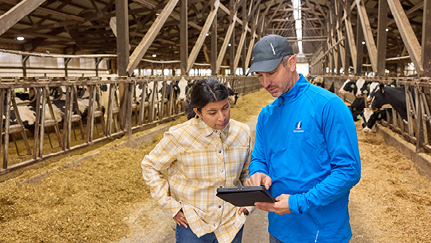 farmer and farm agent