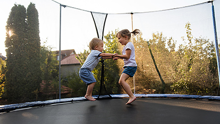 Seguridad en el trampolín