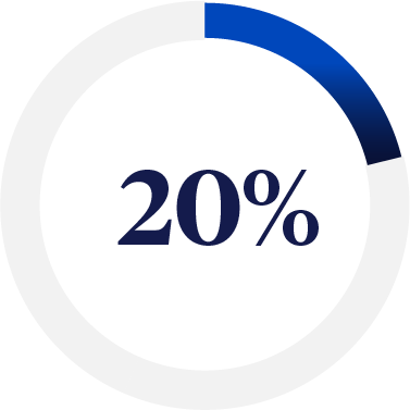 20 percent