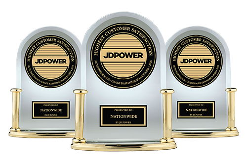 3 JD Power trophies