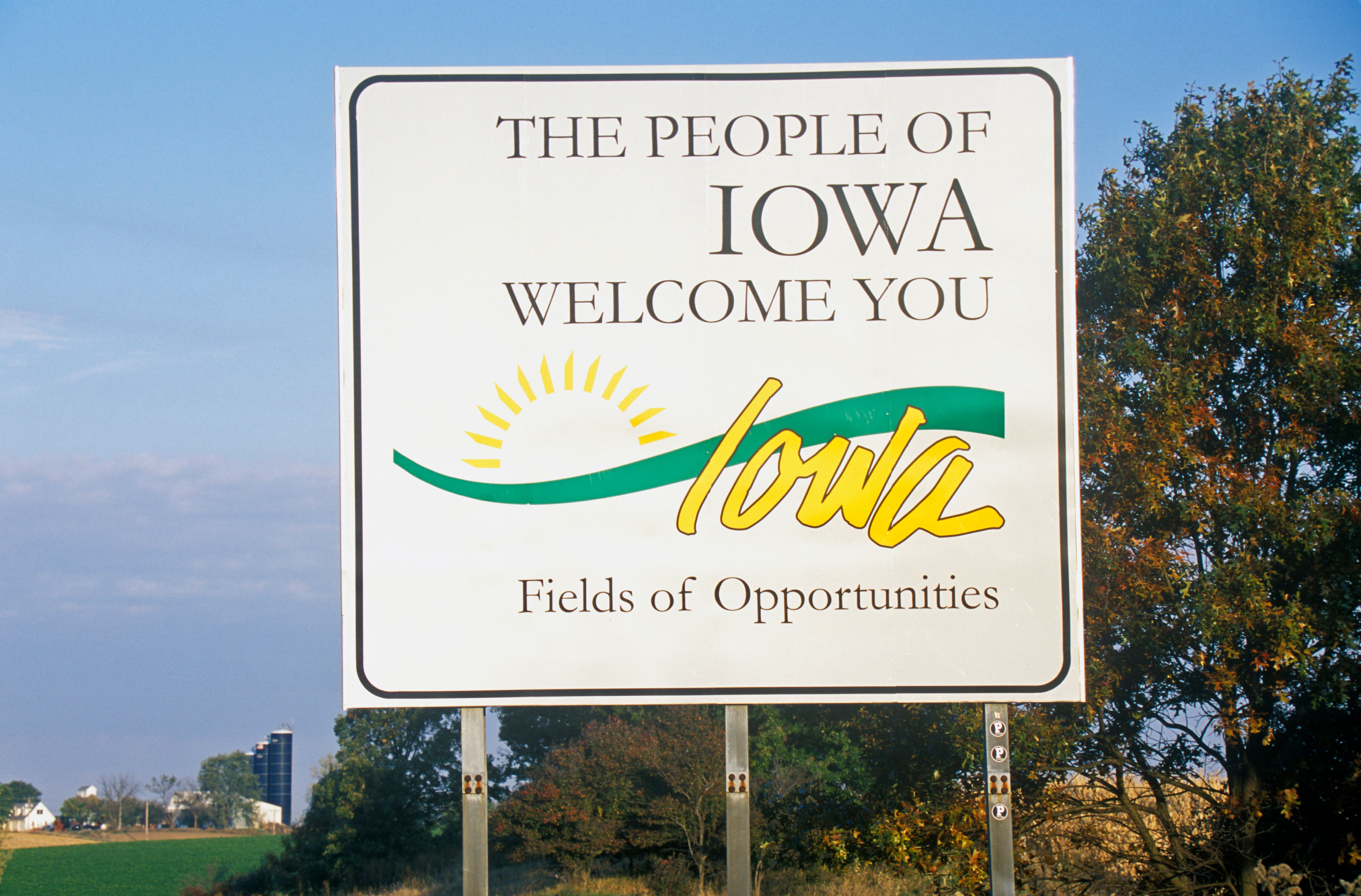 State of Iowa Sign