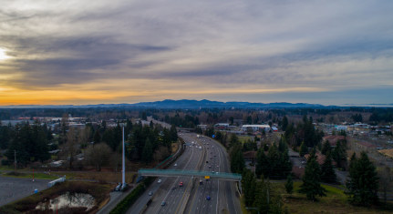 Landscape of Olympia, Washington